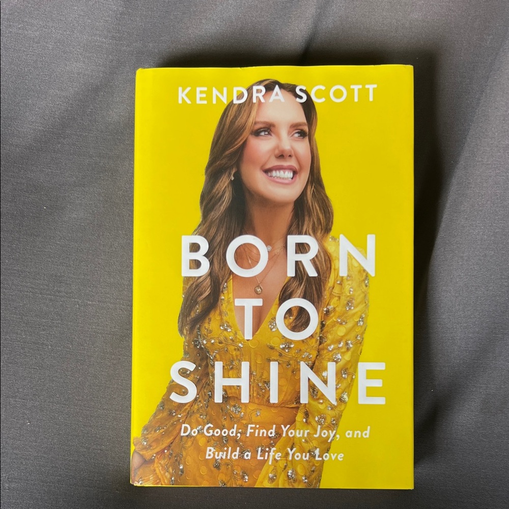 Kendra Scott Yellow 'Born to Shine' Book